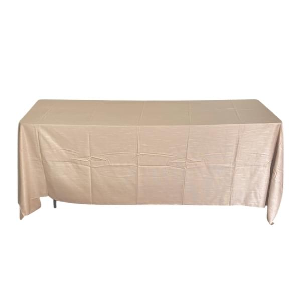 Brown Linen Sideboard Tablecloth for rent – Harmonia | Rentlyz
