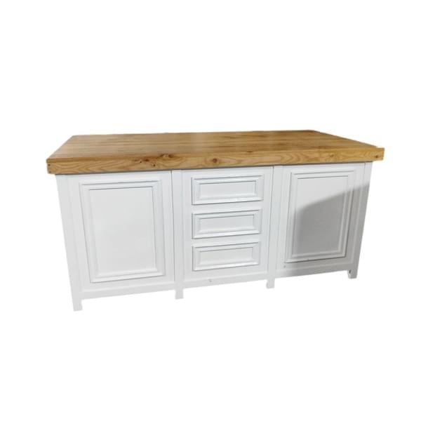 Solid Pine Wood Butcher Counter for rent – Galore Events | Rentlyz