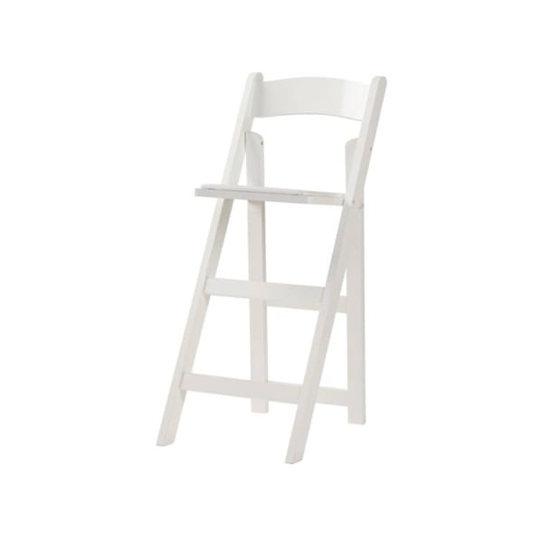 White Folding Bar Chair for rent – Mr-Mor | Rentlyz