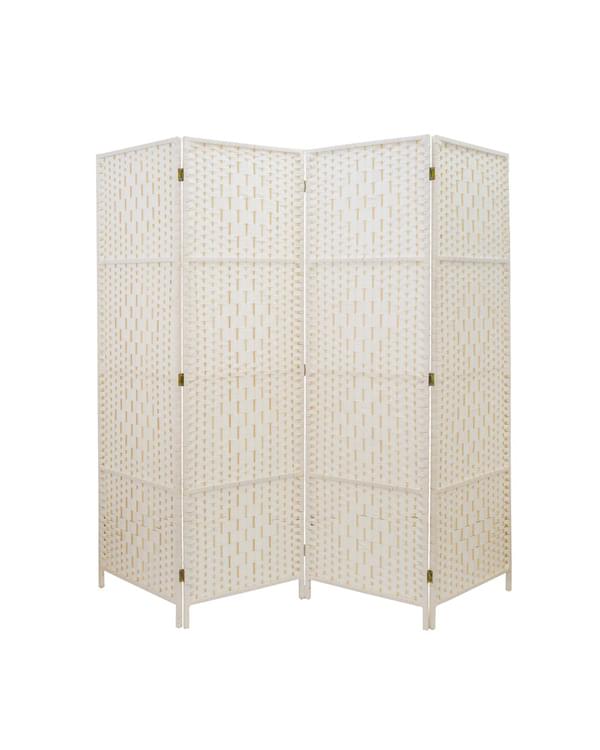White Rattan Screen for rent – Sugoy Design | Rentlyz