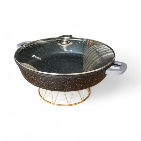 Black Chafing Dish Pan with Gold Stand for rent – Mr-Mor | Rentlyz