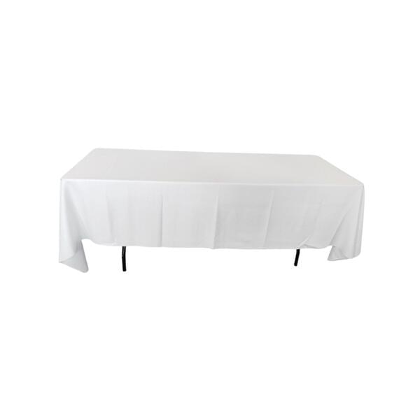 White Satin Tablecloth 3x2 for rent – Galore Events | Rentlyz