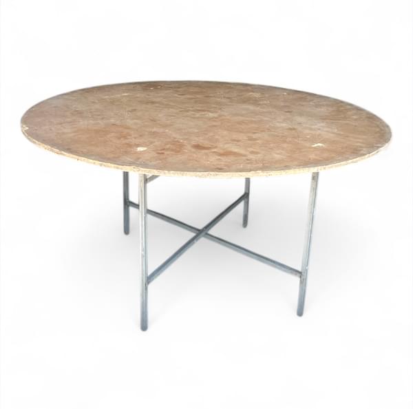 Large Round Pallet Table for rent – Mr-Mor | Rentlyz