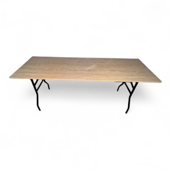 Rectangular folding table suitable for 6 for rent – Les Events | Rentlyz