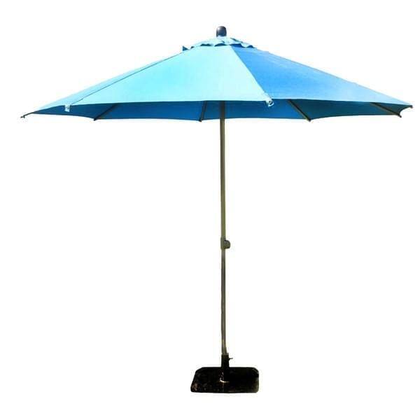 Turquoise parasol +base for rent – Harmonia | Rentlyz