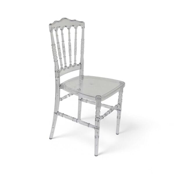 Transparent Napoleon Chair for rent – DBO | Rentlyz