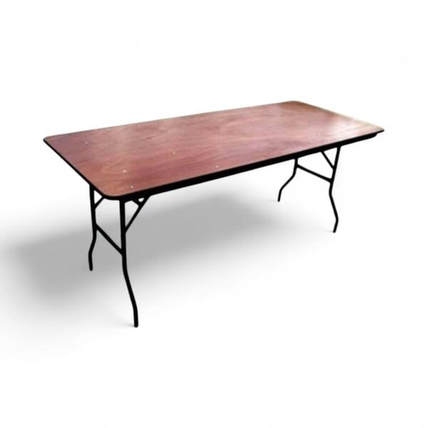 Rectangular Table 80x200 for rent – DBO | Rentlyz
