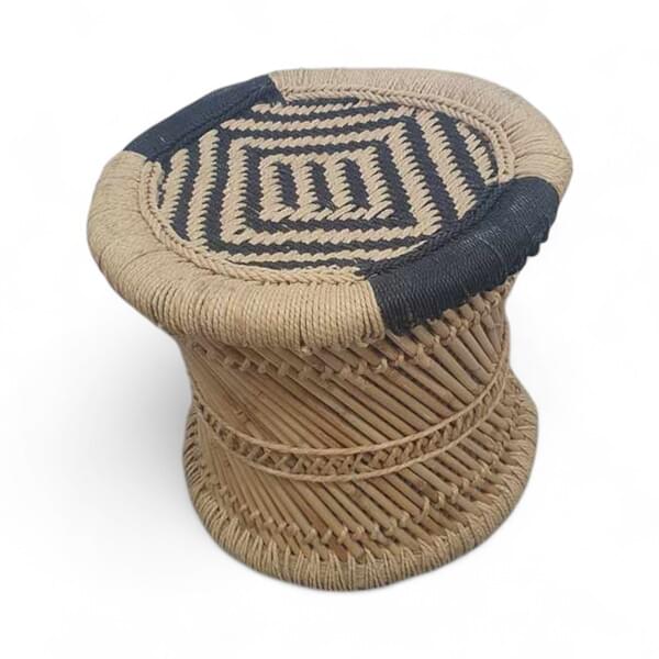Large Wicker Stool for rent – DBO | Rentlyz