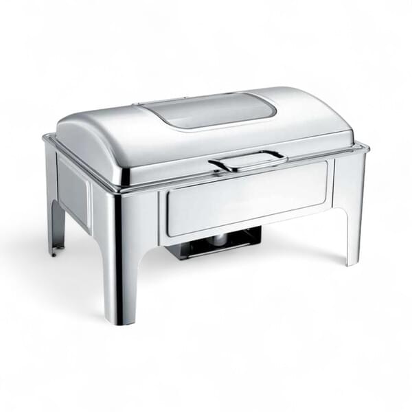 Rectangular Chafing Dish with Glass Lid for rent – DBO | Rentlyz