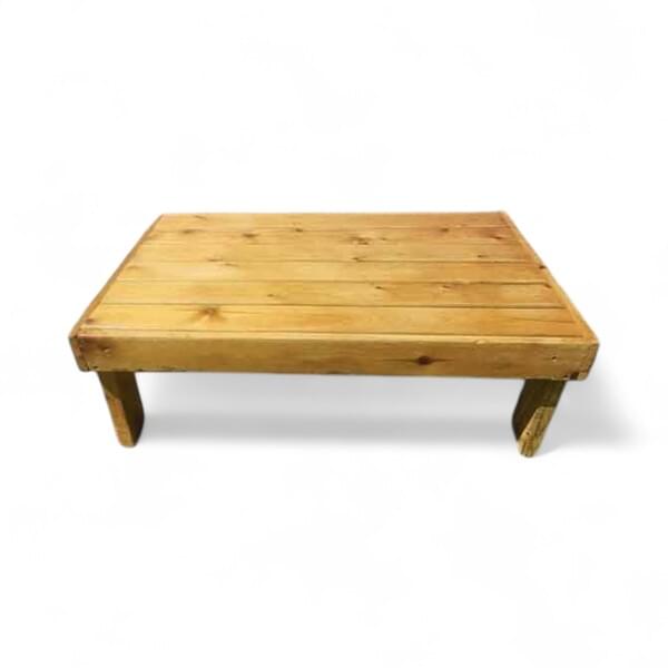 Rectangular Wooden Zula Table for rent – DBO | Rentlyz