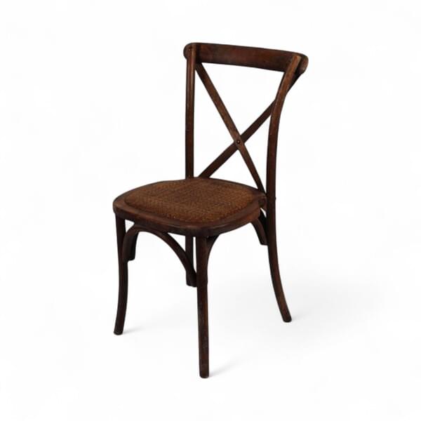 Cross Wooden Chair for rent – KISS O.T | Rentlyz