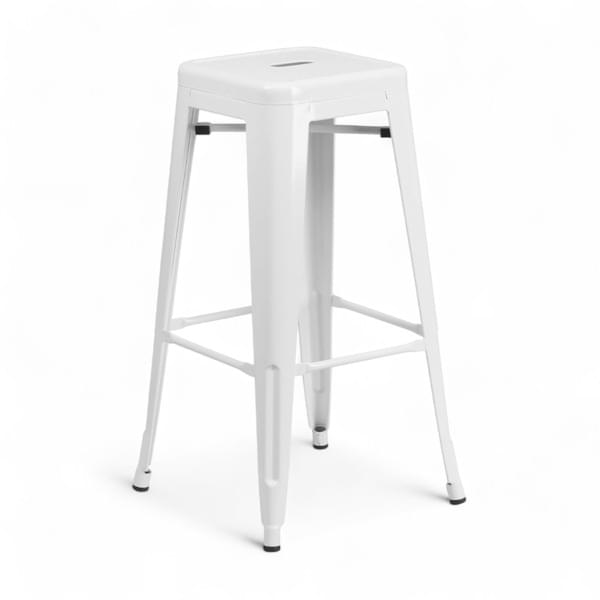 Dorothy white bar chair for rent – Hodaya | Rentlyz
