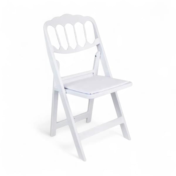 White Napoleon Chair for rent – Hodaya | Rentlyz