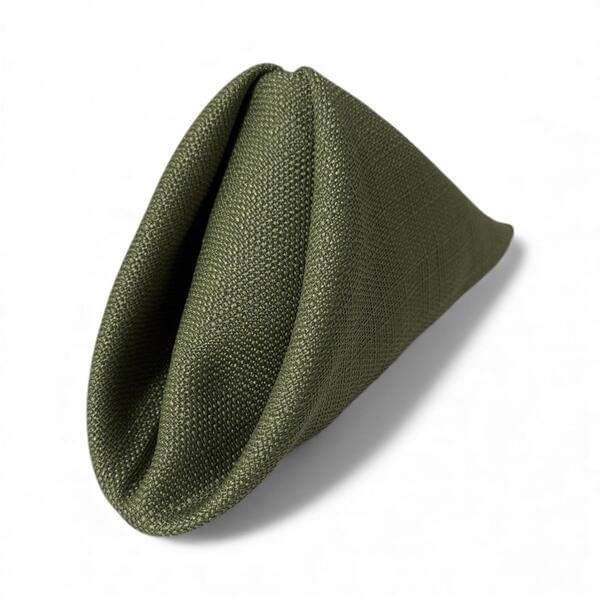 Olive Green Linen Napkin for rent – Galore Events | Rentlyz