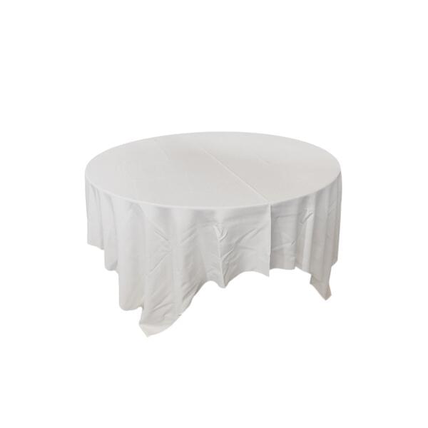 White Linen Tablecloth 2.5*2.5 for rent – Galore Events | Rentlyz