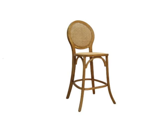 Bar chair with round arch back for rent – Shanti Eleganti | Rentlyz
