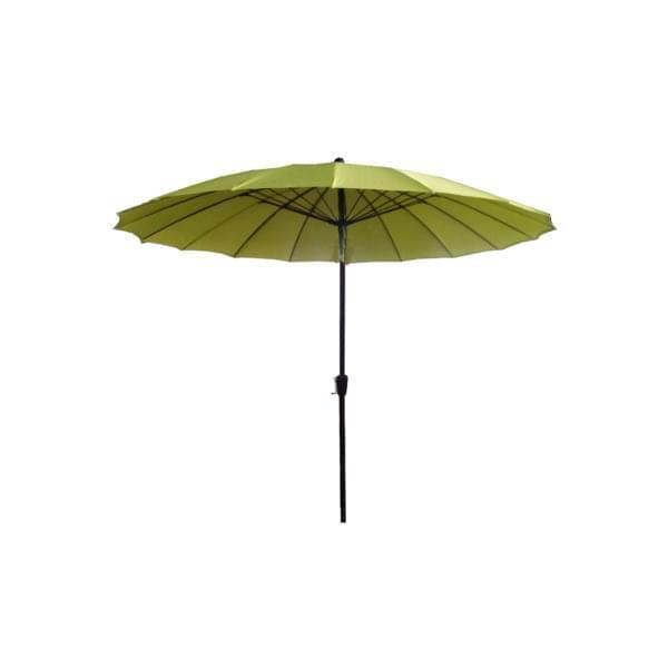 Green patio umbrella for rent – Shanti Eleganti | Rentlyz