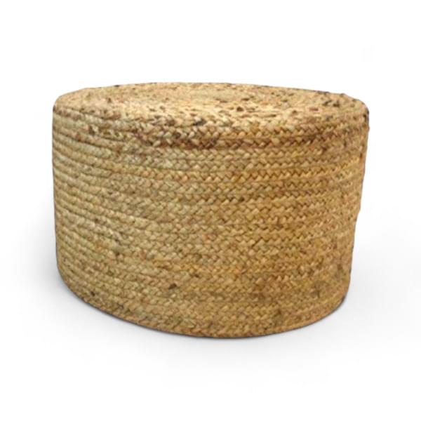 Wicker stool diameter 60 for rent – Shanti Eleganti | Rentlyz