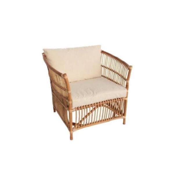 Rattan armchair model Lazy for rent – Shanti Eleganti | Rentlyz