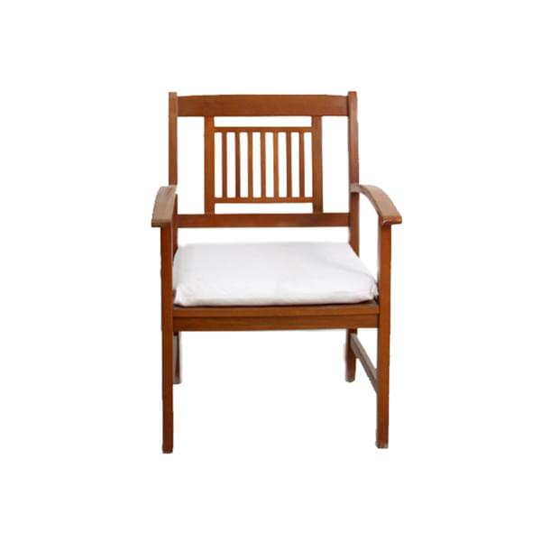 Single natural garden bench for rent – Shanti Eleganti | Rentlyz