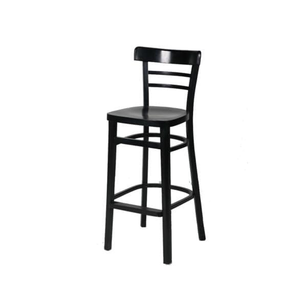 Black Irish bar chair for rent – Shanti Eleganti | Rentlyz