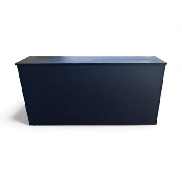 Black 2 meter bar counter for rent – Shanti Eleganti | Rentlyz