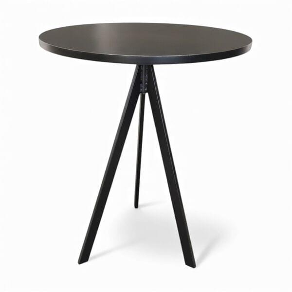 Black wooden Bar Table Ø80 Black Tripod Legs for rent – Shanti Eleganti | Rentlyz