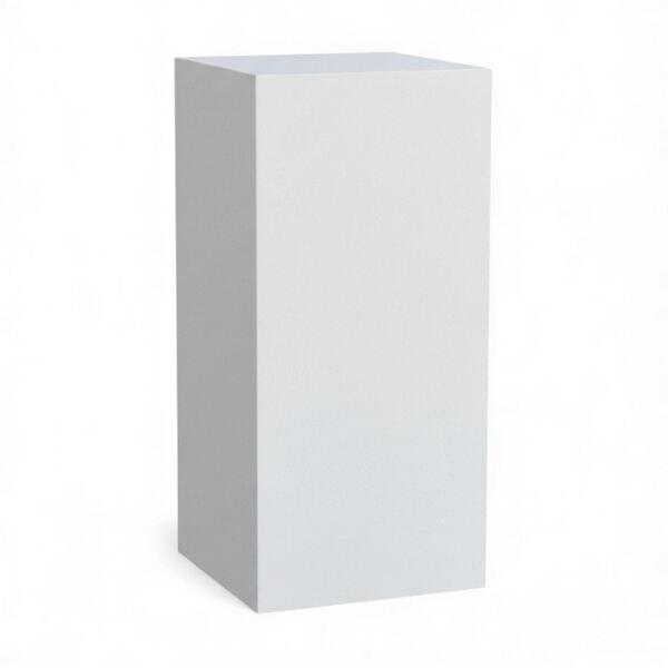 White wooden cube 45/45 height 90 for rent – Shanti Eleganti | Rentlyz