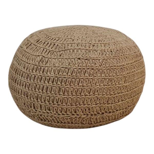 Rope pouf for rent – Shanti Eleganti | Rentlyz