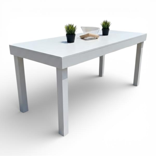 White Wood Table for rent – Idans | Rentlyz