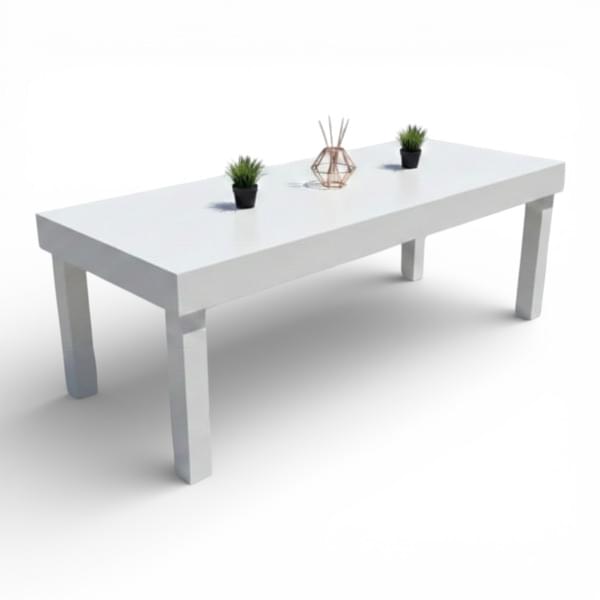 White Low Seating Table for rent – Idans | Rentlyz