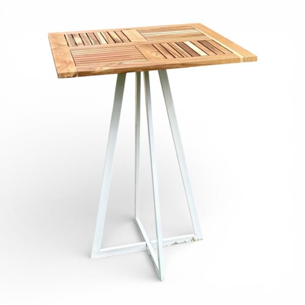 Acacia Wood Bar Table for rent – GuestLine | Rentlyz