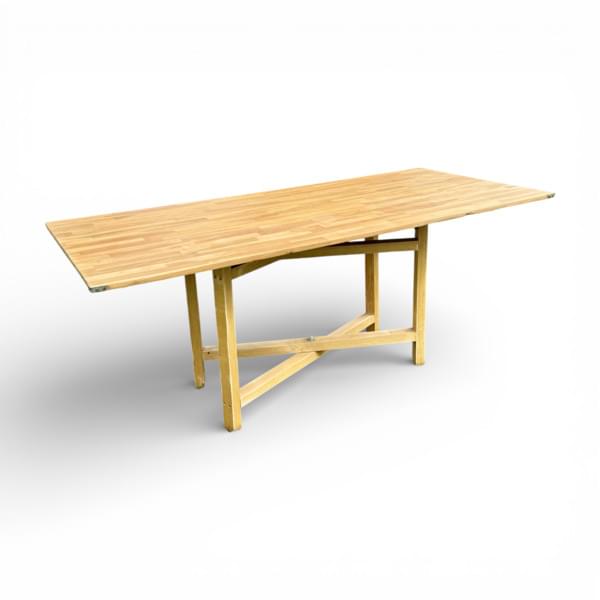 Oak Butcher Block Table for rent – GuestLine | Rentlyz
