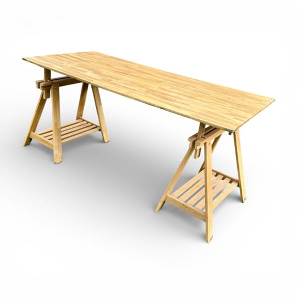 Wooden Buffet Table with Tray for rent – GuestLine | Rentlyz