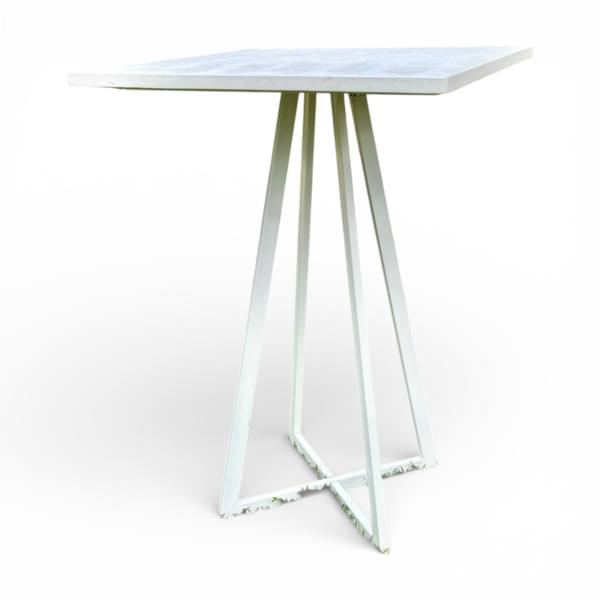 White Square Bar Table for rent – GuestLine | Rentlyz