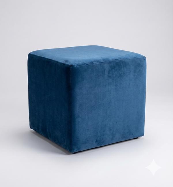 Single Blue Ottoman for rent – GuestLine | Rentlyz