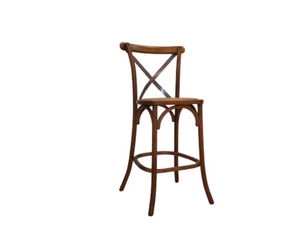 Brown Cross Bar Chair for rent – Shanti Eleganti | Rentlyz