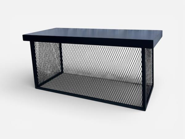 Black Grid Buffet for rent – Sugoy Design | Rentlyz