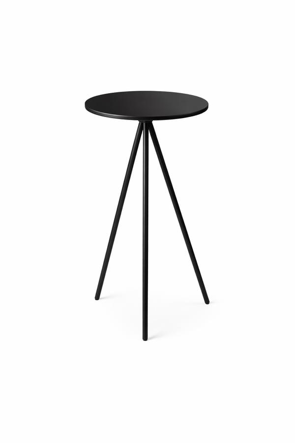 Black Round Bar Table Black Leg for rent – Galore Events | Rentlyz