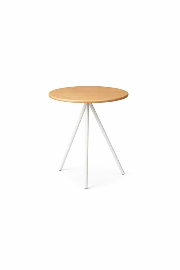 White Leg Natural Wood Plate Coffee Table for rent – Galore Events | Rentlyz