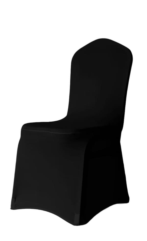 Black Chair Cover for rent – Les Events | Rentlyz