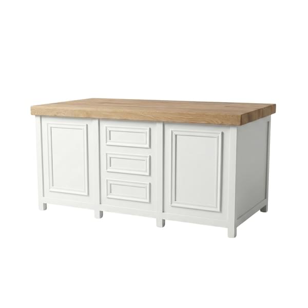 Rustic oak butcher table for rent – Les Events | Rentlyz