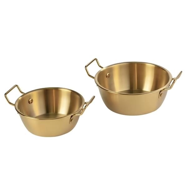 Deep Side Dish Bowl – Gold Color for rent – Les Events | Rentlyz