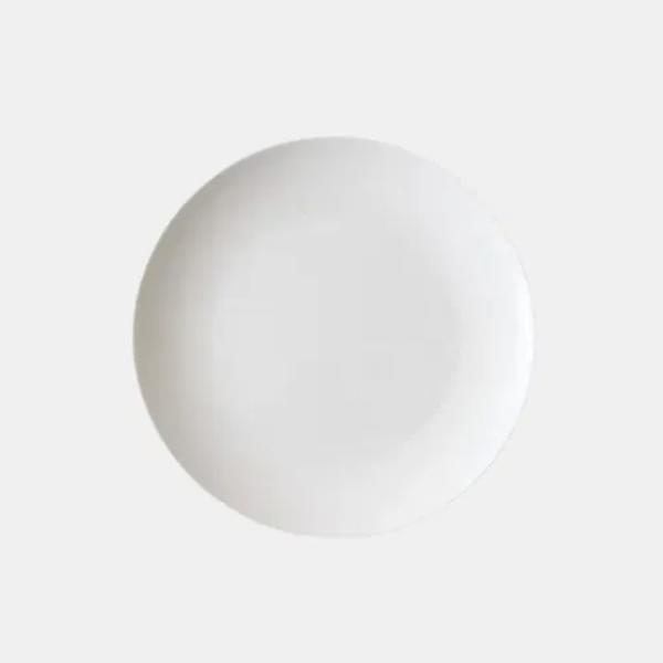 Classic white plate – 22 cm for rent – Kasaro | Rentlyz