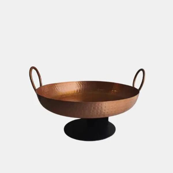 Copper pot with handles + stand for rent – Kasaro | Rentlyz