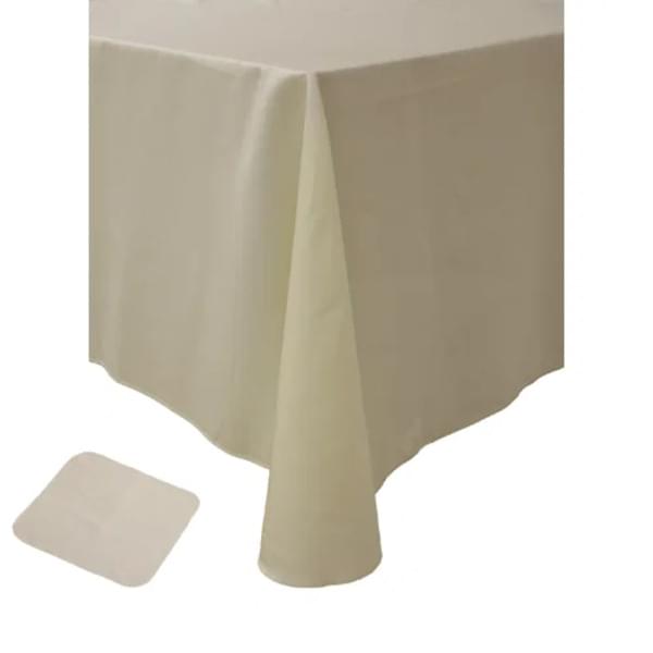 Satin tablecloths – Cream for rent – Kasaro | Rentlyz