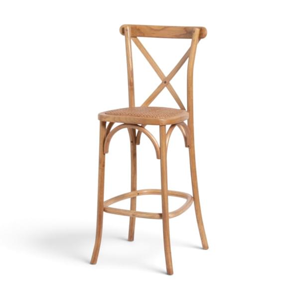 Wooden Bar Chair for rent – Kasaro | Rentlyz