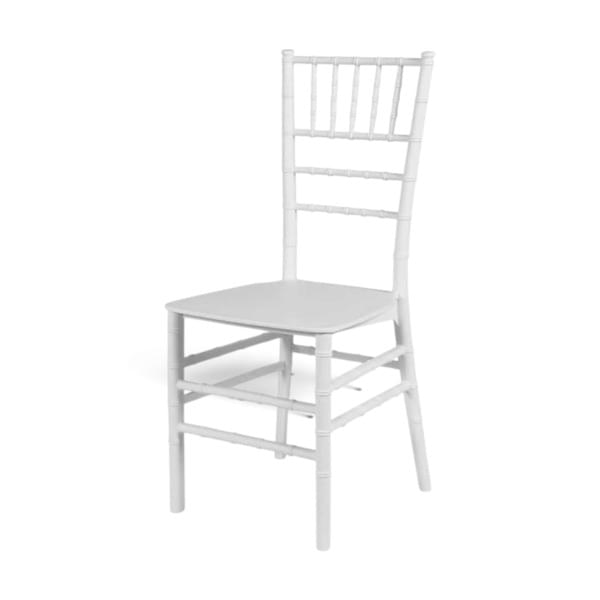 Chiavari chair – White + Upholstery for rent – Kasaro | Rentlyz