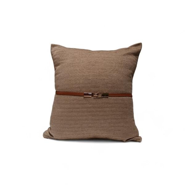Basic Cushion Cover, Rough Linen with Gold Buckle Strap for rent – DDNest | Rentlyz