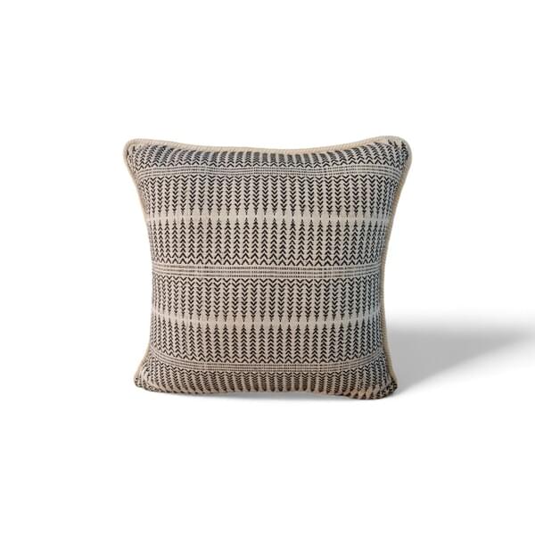 Tribe Square Cushion Cover, White with Black Arrow Texture for rent – DDNest | Rentlyz